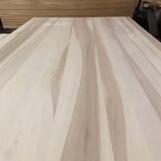 Tablero de empalme recto de Aspen, tablero ecológico de álamo, cajón carbonizado para muebles, multi