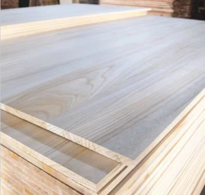 Madera articulada con dedos de Paulownia Compradores de madera en China Tablero de cama Tablero sólido de madera de Paulownia