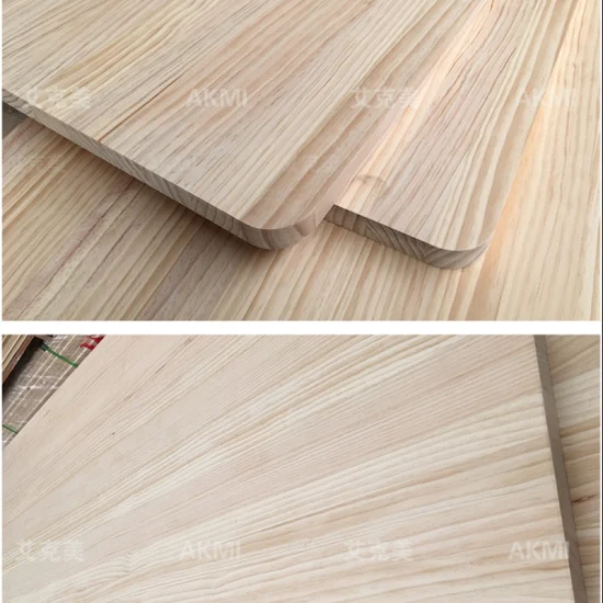 Precio más barato Paulownia Tablero de madera maciza Panel pegado Tableros de juntas de dedo