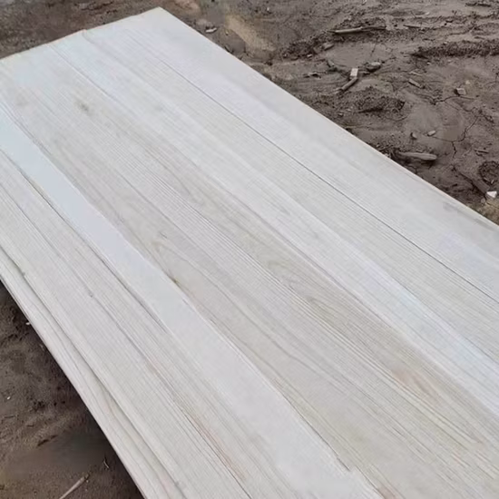 El mejor precio, proveedor de tableros de madera de Paulownia, tablero sólido pegado con bordes de Paulownia para muebles